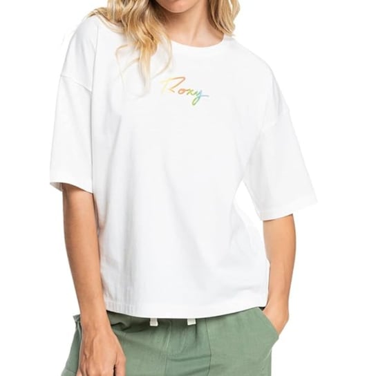 Koszulka damska Roxy Easy And Basic t-shirt bawełniana-S Roxy