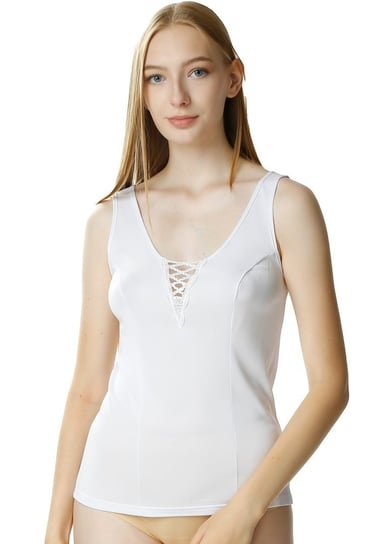 Koszulka damska Sonia podkoszulek : Kolor - Biały, Rozmiar - 40 Mewa Lingerie