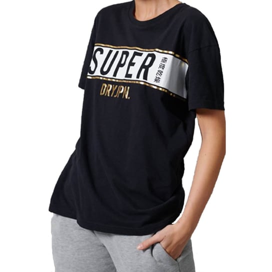 Koszulka damska Superdry Sdry Panel t-shirt bawełna-XS Superdry