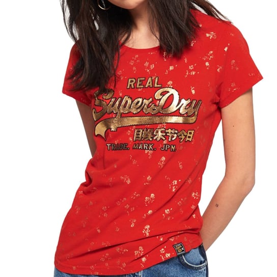 Koszulka damska Superdry Vintage Logo Cny Floral t-shirt bawełna-XS Superdry