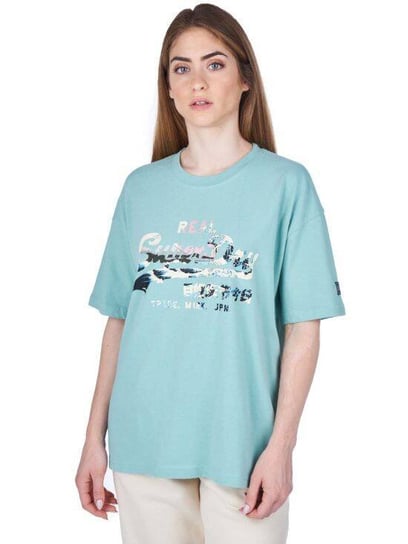 Koszulka damska Superdry Vintage Vl Narrative bawełniana t-shirt-XL Superdry