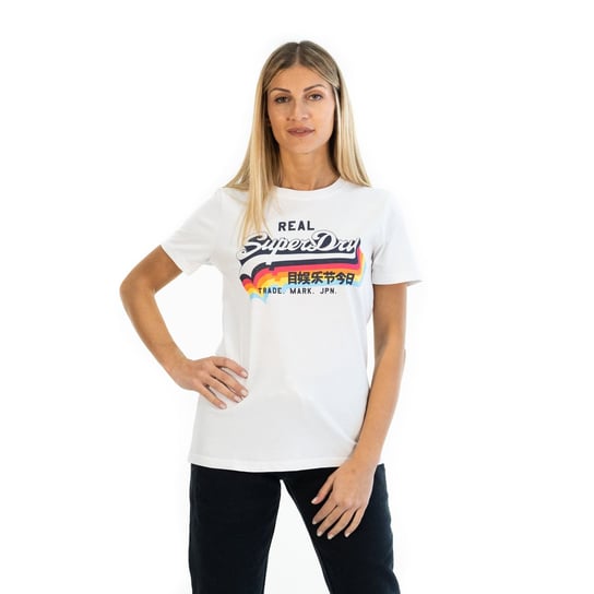 Koszulka damska Superdry VL t-shirt bawełna-M Superdry