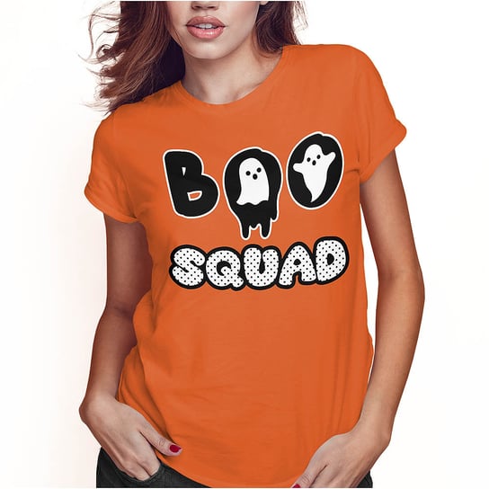 KOSZULKA DAMSKA T-SHIRT HALLOWEEN BOO SQUAD SUPER JAKOŚĆ PolskaKoszulka