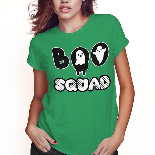 KOSZULKA DAMSKA T-SHIRT HALLOWEEN BOO SQUAD SUPER JAKOŚĆ PolskaKoszulka