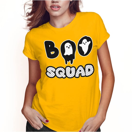 KOSZULKA DAMSKA T-SHIRT HALLOWEEN BOO SQUAD SUPER JAKOŚĆ PolskaKoszulka