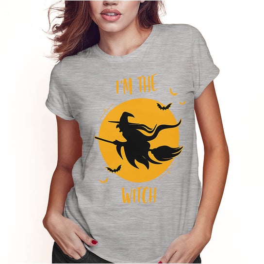 KOSZULKA DAMSKA T-SHIRT HALLOWEEN CZAROWNICA I'M THE WITCH SUPER JAKOŚĆ PolskaKoszulka