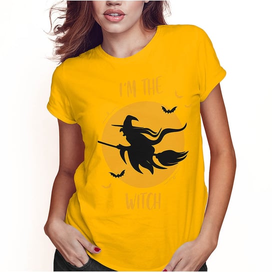 KOSZULKA DAMSKA T-SHIRT HALLOWEEN CZAROWNICA I'M THE WITCH SUPER JAKOŚĆ PolskaKoszulka