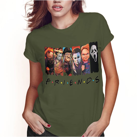 KOSZULKA DAMSKA T-SHIRT HALLOWEEN FRIENDS SUPER JAKOŚĆ PolskaKoszulka