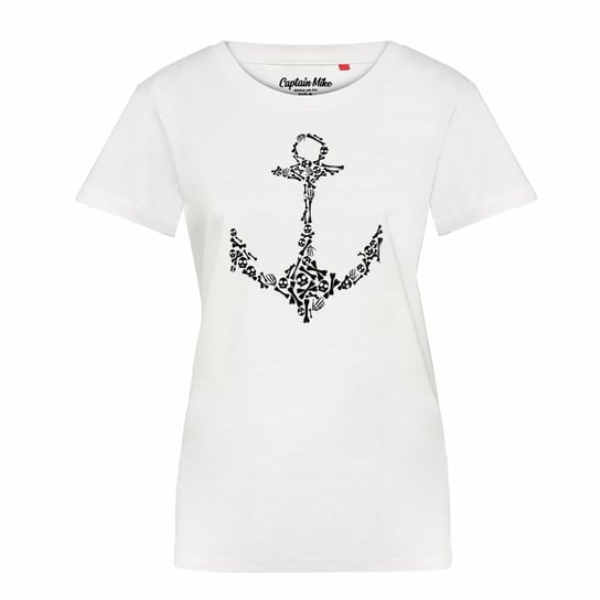 Koszulka damska T-shirt z nadrukiem kotwica Captain Mike® rozmiar M Captain Mike
