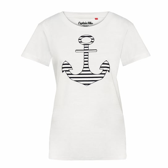 Koszulka damska T-shirt z nadrukiem kotwica Captain Mike® rozmiar M Captain Mike