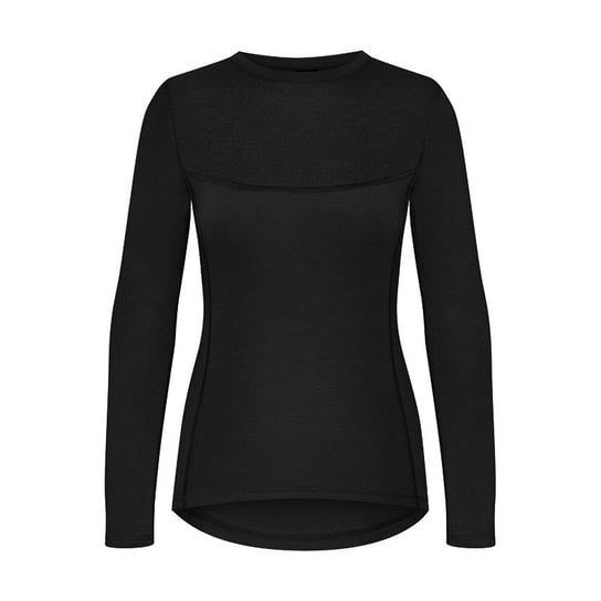Koszulka damska termiczna MERINO WOOL, czarny, rozmiar L Woolmed