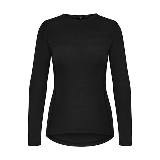 Koszulka damska termiczna MERINO WOOL, czarny, rozmiar M Woolmed