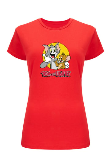 Koszulka damska Tom and Jerry wzór: Tom i Jerry 013, rozmiar L Inna marka