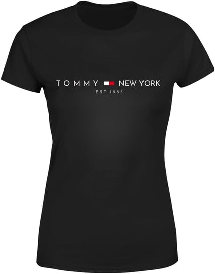 Koszulka damska TOMMY NEW YORK EST.1985 czarna T-shirt damski Inna marka