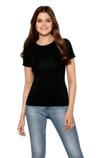 Koszulka damska z krótkim rękawem CLAUDIA czarna  M BABELL