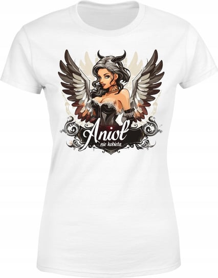 Koszulka damska z nadrukiem Anioł nie Kobieta 2 prezent dla kobiety Inna marka