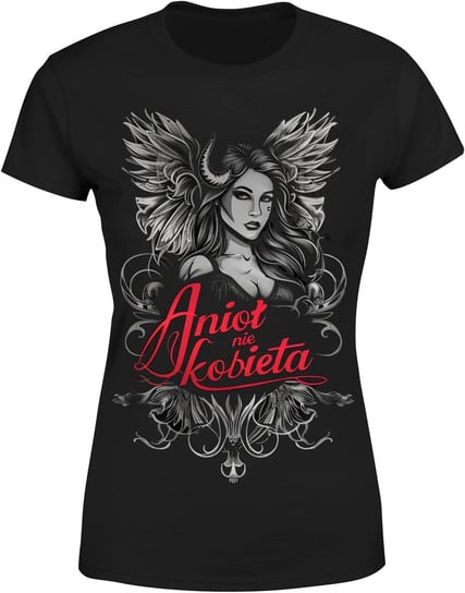 Koszulka damska z nadrukiem Anioł nie Kobieta prezent dla kobiety Inna marka