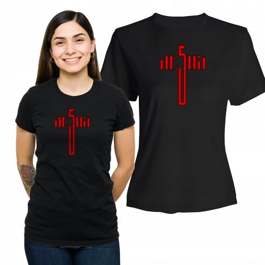 Koszulka Damska z Nadrukiem Bawełniany T-shirt Religijny Jezus Jesus S Plexido