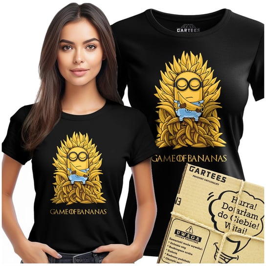 Koszulka Damska Z Nadrukiem Minionki Banan Gra O Tron Game Of Thrones Gartees