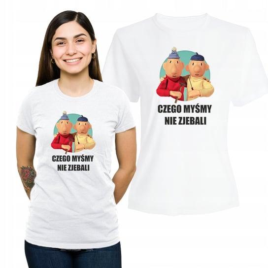 Koszulka Damska z Nadrukiem  T-shirt na Prezent Nie Zje**** XL Plexido