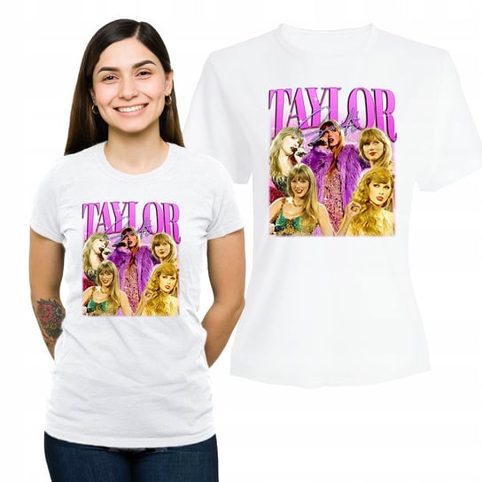 Koszulka Damska z Nadrukiem  T-shirt na Prezent Taylor Swift XL Plexido