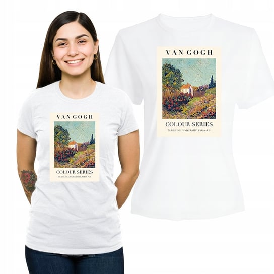 Koszulka Damska z Nadrukiem  T-shirt na Prezent Van Gogh obraz M Plexido