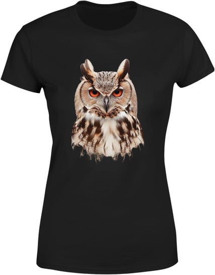 Koszulka damska z sową tajemnicza sowa symbol mądrości T-shirt damski Inna marka