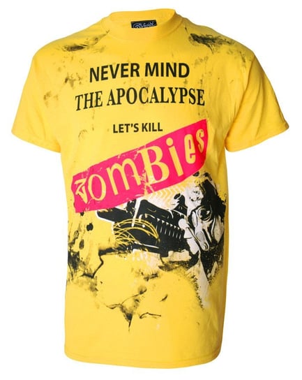 Koszulka Darkside - Nevermind The Apocalypse Kill Zombies Żółta-XL Inny producent
