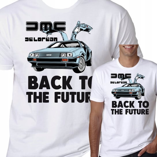 Koszulka Delorean Retro Back To The Future L 3076 Inna marka