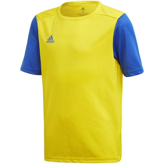 Koszulka dla dzieci adidas Estro 19 Jersey JUNIOR żółto-niebieska FT6681 Adidas