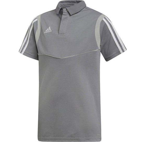 Koszulka dla dzieci adidas Tiro 19 Cotton Polo JUNIOR szara DW4737 Adidas