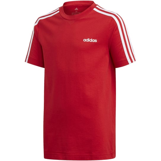 Koszulka dla dzieci adidas YB Essentials 3S Tee czerwona FM7033 Adidas