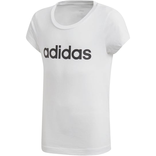 Koszulka dla dzieci adidas YG Essentials Linear Tee biała DV0357 Adidas