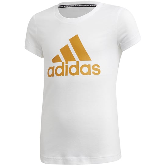 Koszulka dla dzieci adidas Yg Mh Bos Tee biała GE0962 Adidas