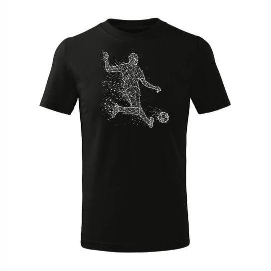 Koszulka dla dzieci dziecięca dla piłkarza z piłkarzem piłkarz piłkarska czarna-134 cm/8 lat TUCANOS