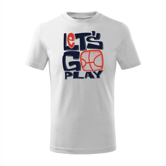 Koszulka dla dzieci dziecięca do koszykówki basketball koszykówka do kosza biała-134 cm/8 lat TUCANOS