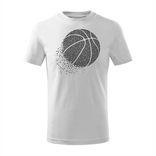 Koszulka dla dzieci dziecięca do koszykówki basketball koszykówka do kosza biała-158 cm/12 lat TUCANOS