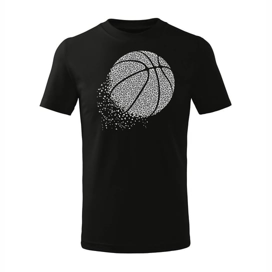Koszulka dla dzieci dziecięca do koszykówki basketball koszykówka do kosza czarna-158 cm/12 lat TUCANOS