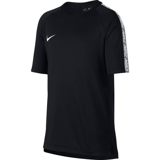 Koszulka dla dzieci Nike Breathe Squad SS Top JUNIOR czarna 859877 010 Nike
