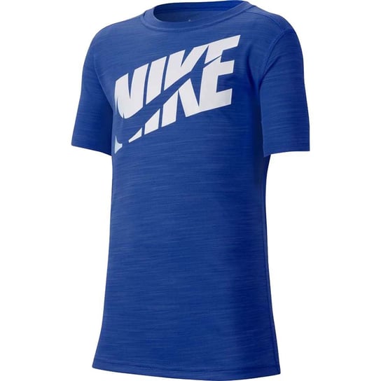 Koszulka dla dzieci Nike Hbr+ Perf Top Ss niebieska CJ7736 480 Nike