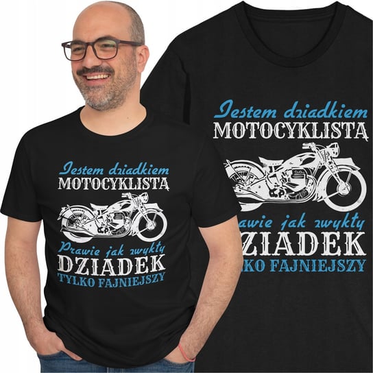 Koszulka dla Motocyklisty Dziadek Dzień Dziadka Urodziny Prezent Motor Inna marka