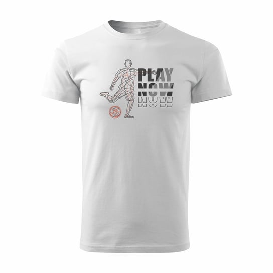Koszulka dla piłkarza z piłkarzem piłkarz piłkarska football męska biała REGULAR-L TUCANOS
