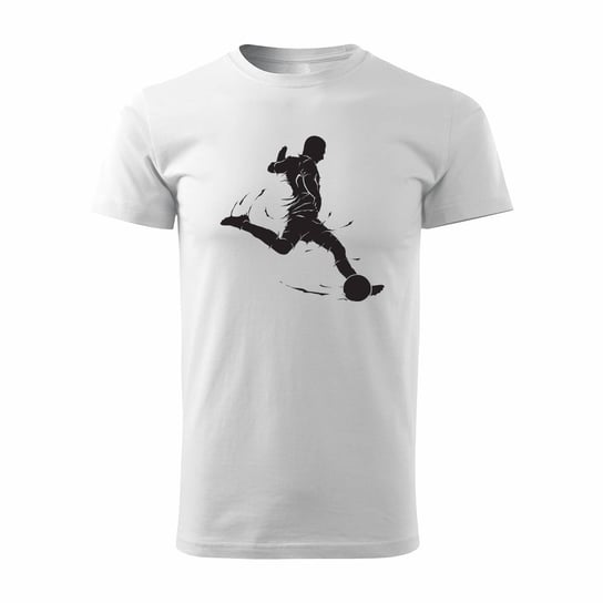 Koszulka dla piłkarza z piłkarzem piłkarz piłkarska football męska biała REGULAR-XXL TUCANOS