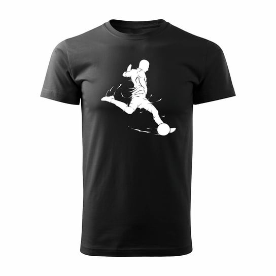 Koszulka dla piłkarza z piłkarzem piłkarz piłkarska football męska czarna REGULAR-L TUCANOS