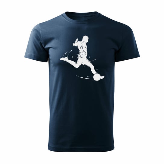 Koszulka dla piłkarza z piłkarzem piłkarz piłkarska football męska granatowa REGULAR-M TUCANOS