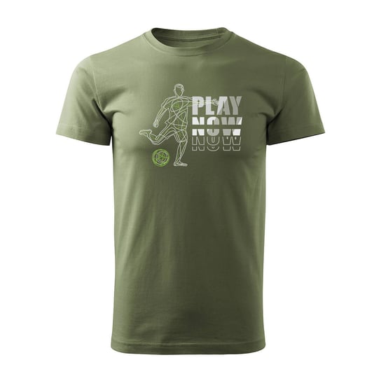 Koszulka dla piłkarza z piłkarzem piłkarz piłkarska football męska khaki REGULAR-M TUCANOS