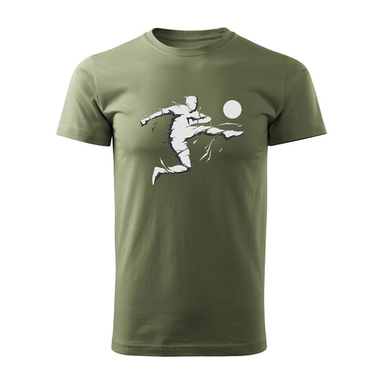Koszulka dla piłkarza z piłkarzem piłkarz piłkarska football męska khaki REGULAR-S TUCANOS