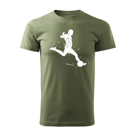 Koszulka dla piłkarza z piłkarzem piłkarz piłkarska football męska khaki REGULAR-XL TUCANOS