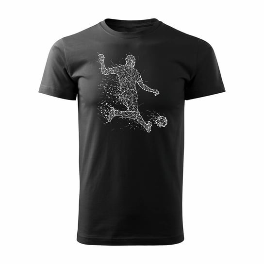 Koszulka dla piłkarza z piłkarzem piłkarz piłkarska męska czarna REGULAR-L TUCANOS