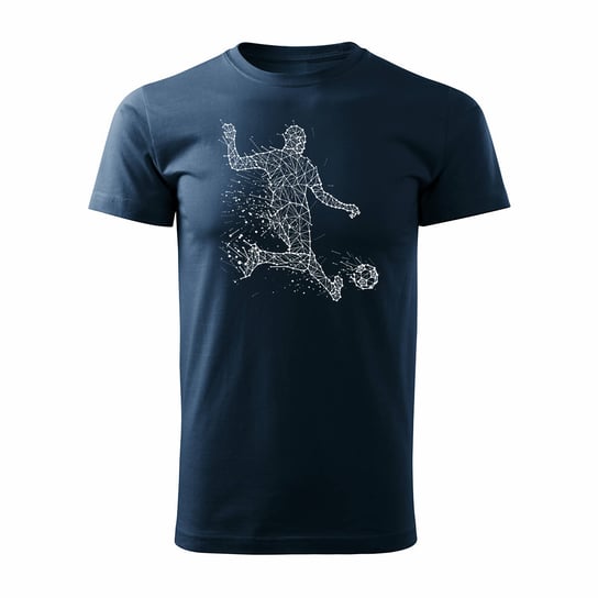 Koszulka dla piłkarza z piłkarzem piłkarz piłkarska męska granatowa REGULAR-M TUCANOS